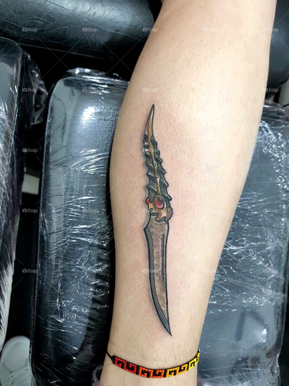 Tatuaje de daga de arya stark