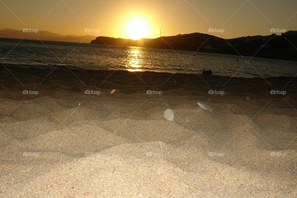 Beach, Sea, Sunset, Water, Seashore
