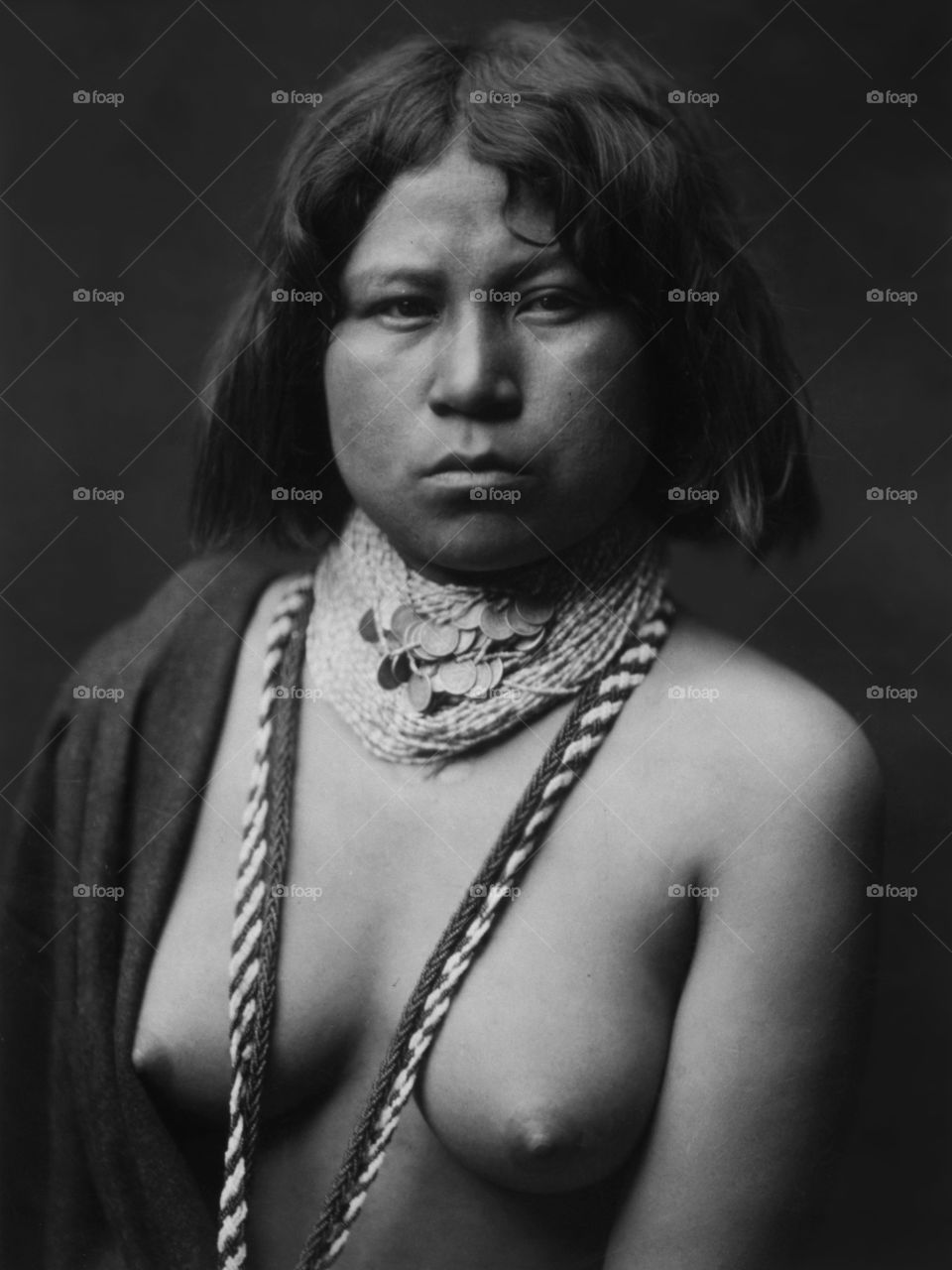 Mojave woman photographed circa 1903 by Edward S. Curtis