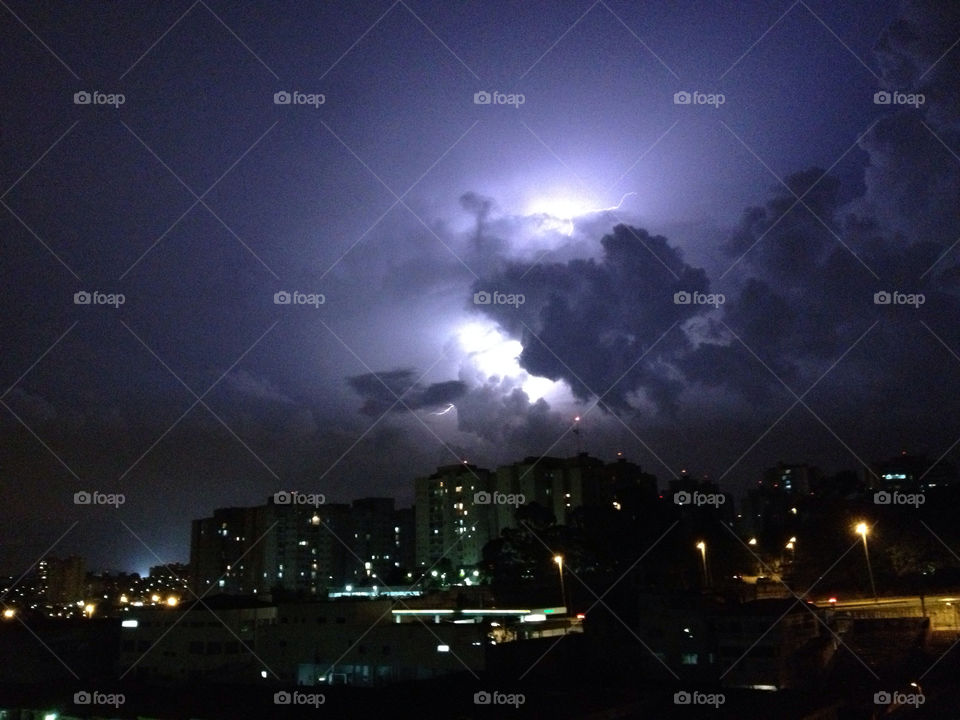 Stormy weather in sao paulo