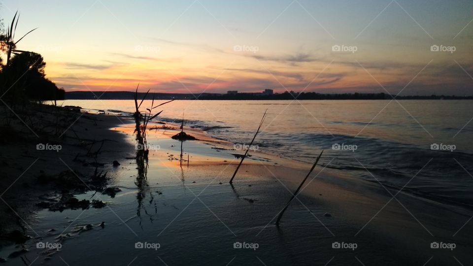 Evening on the river