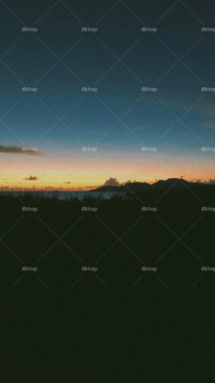 Sunsets in the Caribbean 