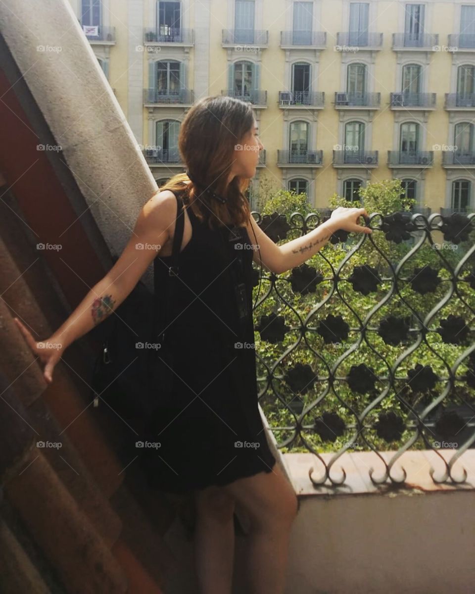 Me on the rooftop in Spain