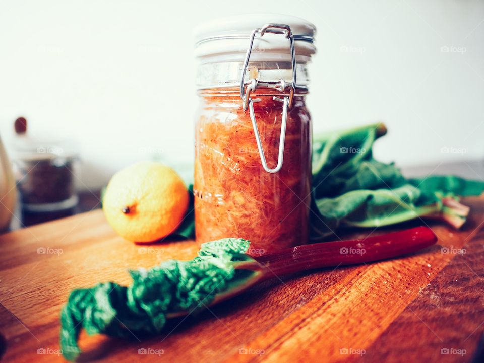 Rhubarb jam