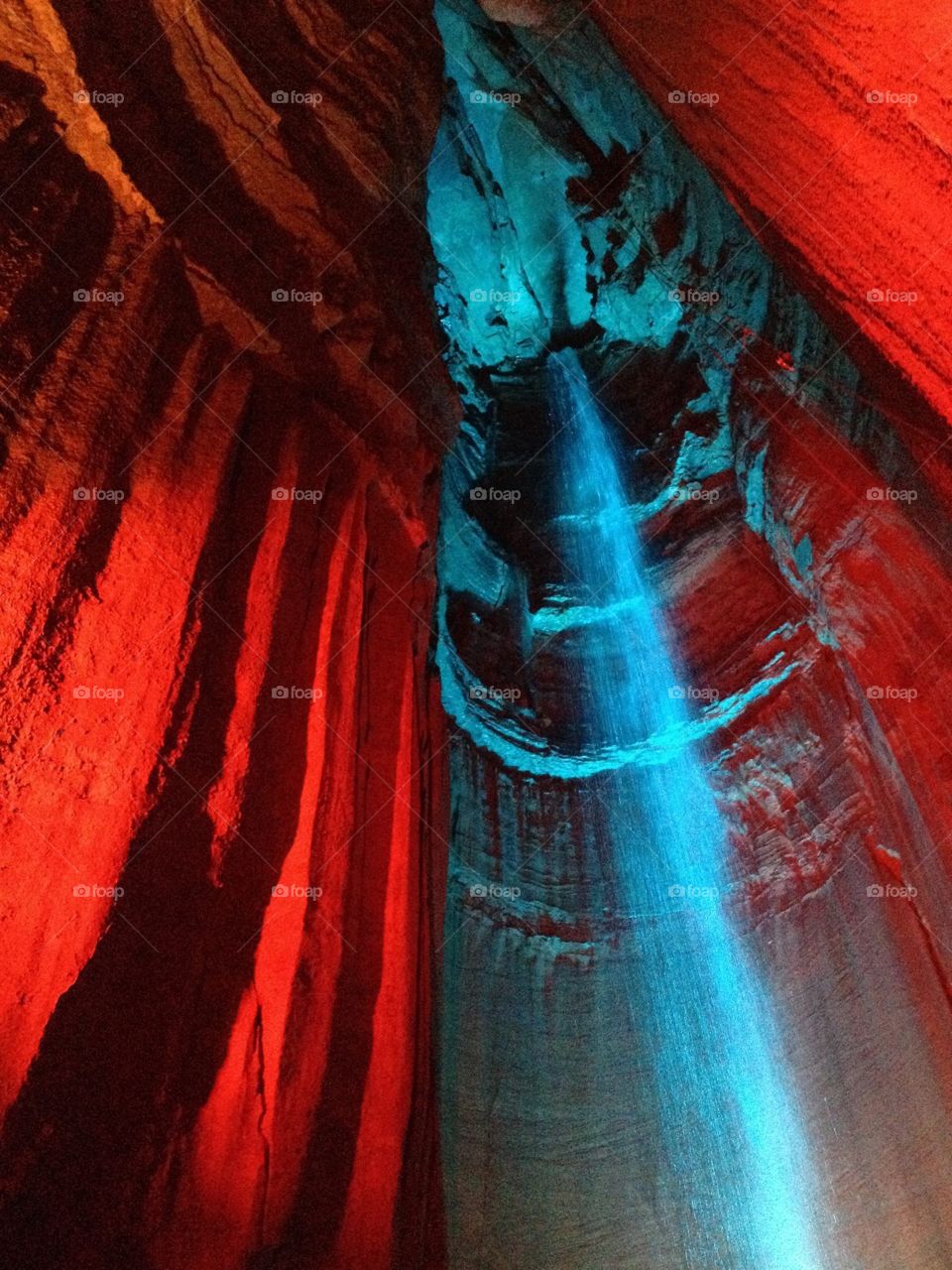Cave waterfall