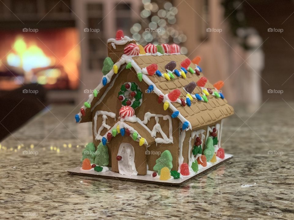 Christmas gingerbread house