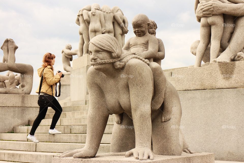 One of the sculpture from Vigeland Sculpture Park
