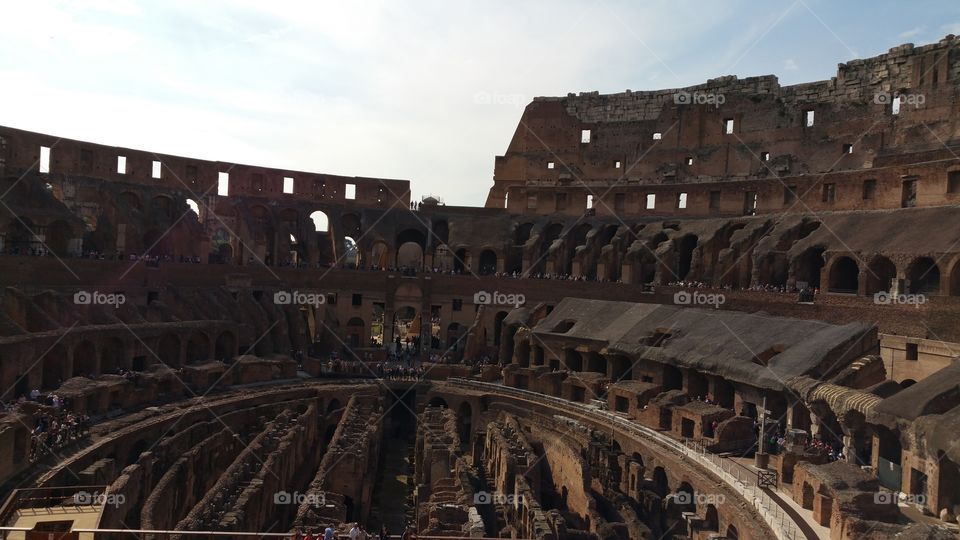 Rome and awesome Colosseum ,  Italy