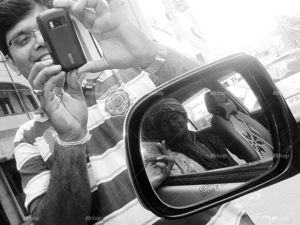 Capturing the emotion in a mirror 