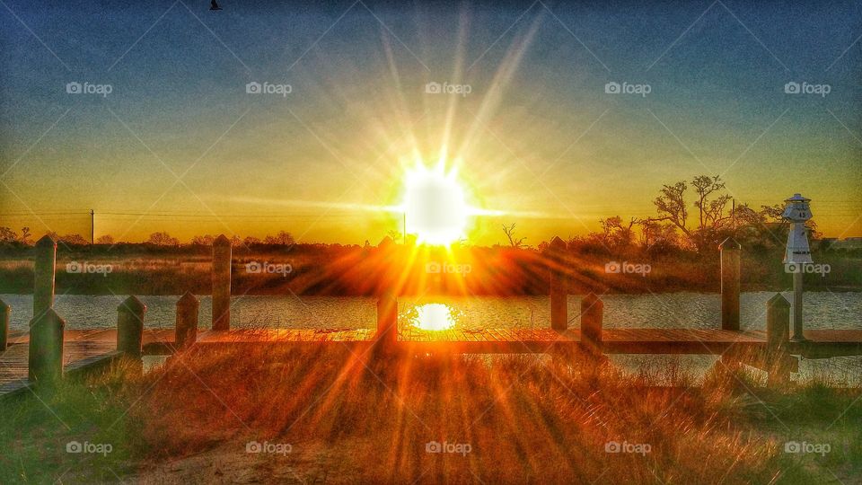 Sunset, Dawn, Sun, Landscape, Nature