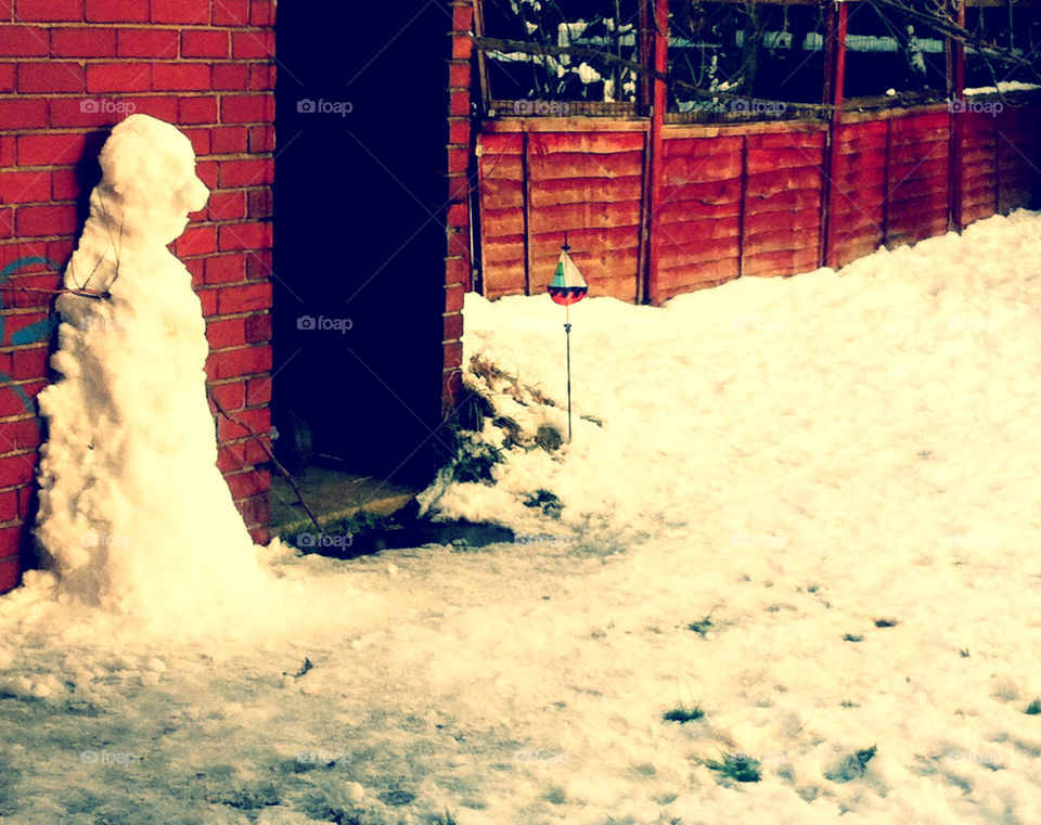 Love sick snowman