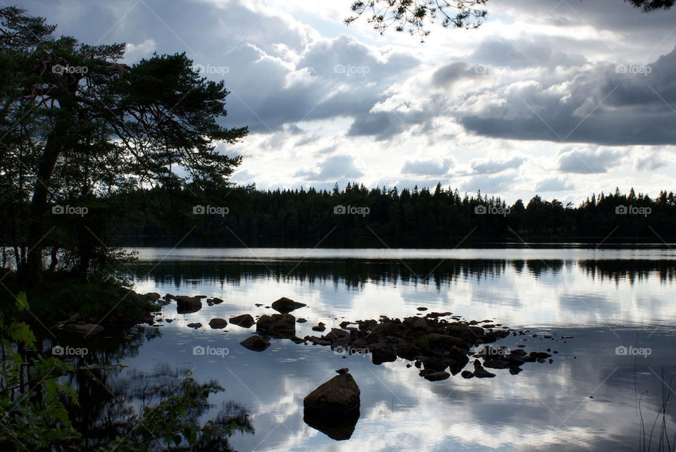 sweden summer lake by snutten