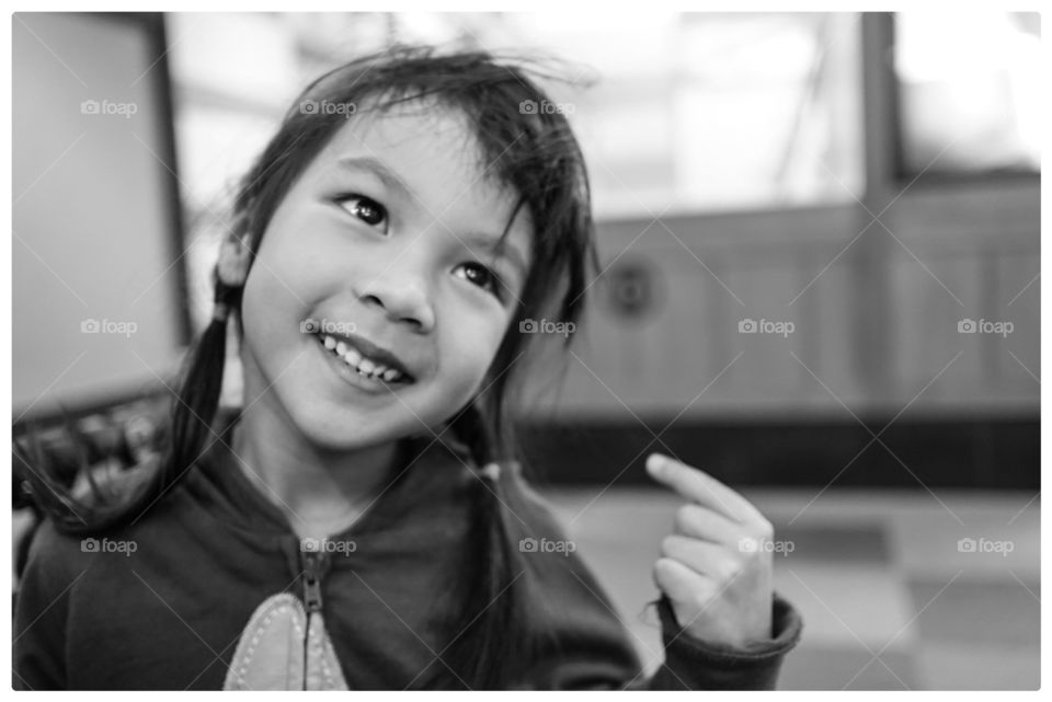 People, Child, Portrait, Monochrome, Facial Expression