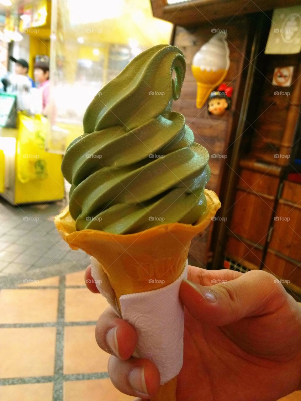 matcha ice-cream