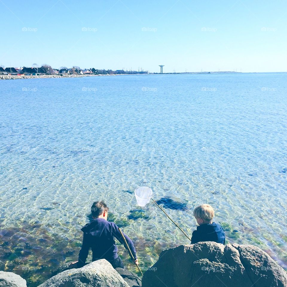 Landskrona . Fishing