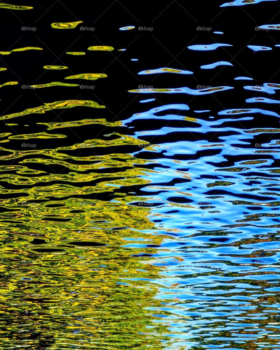 Autumnal water reflections