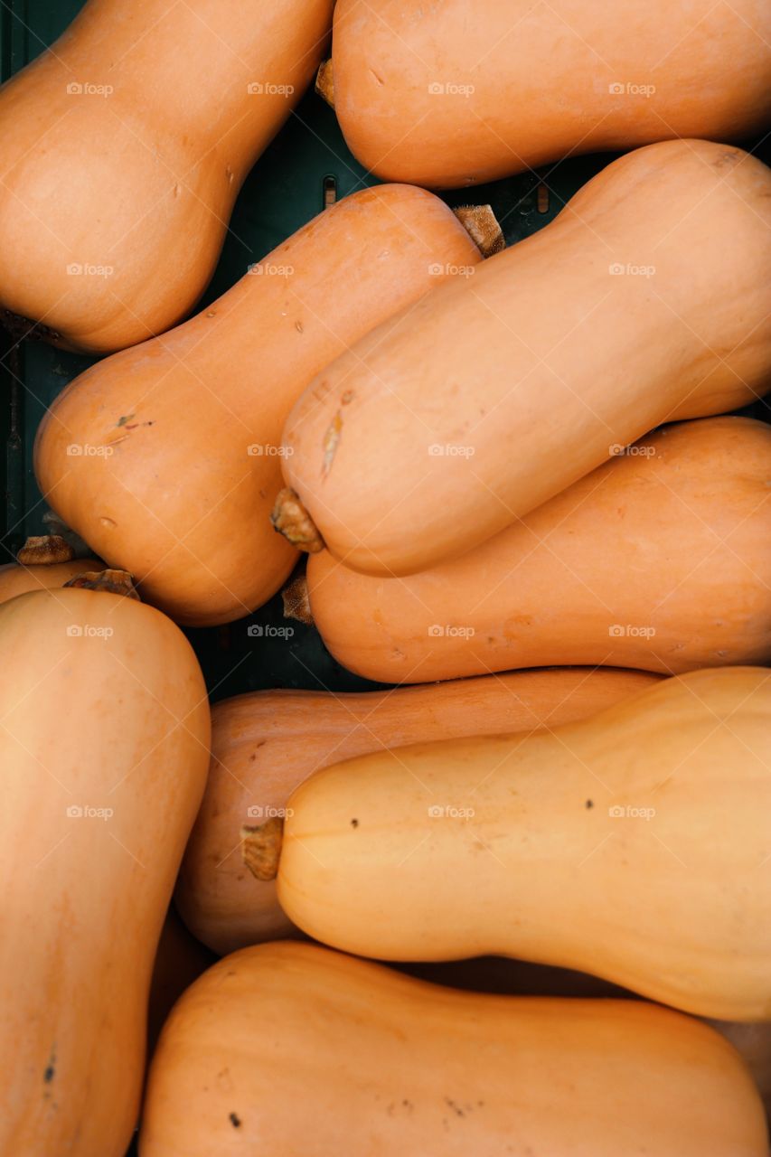 Orange pumpkins