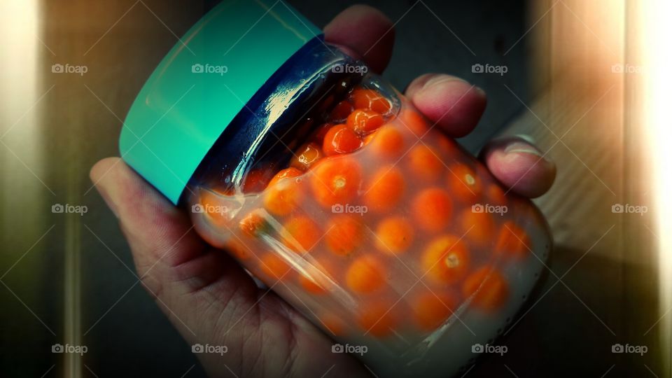 Pimentas Bodinhas curtidas com limão.