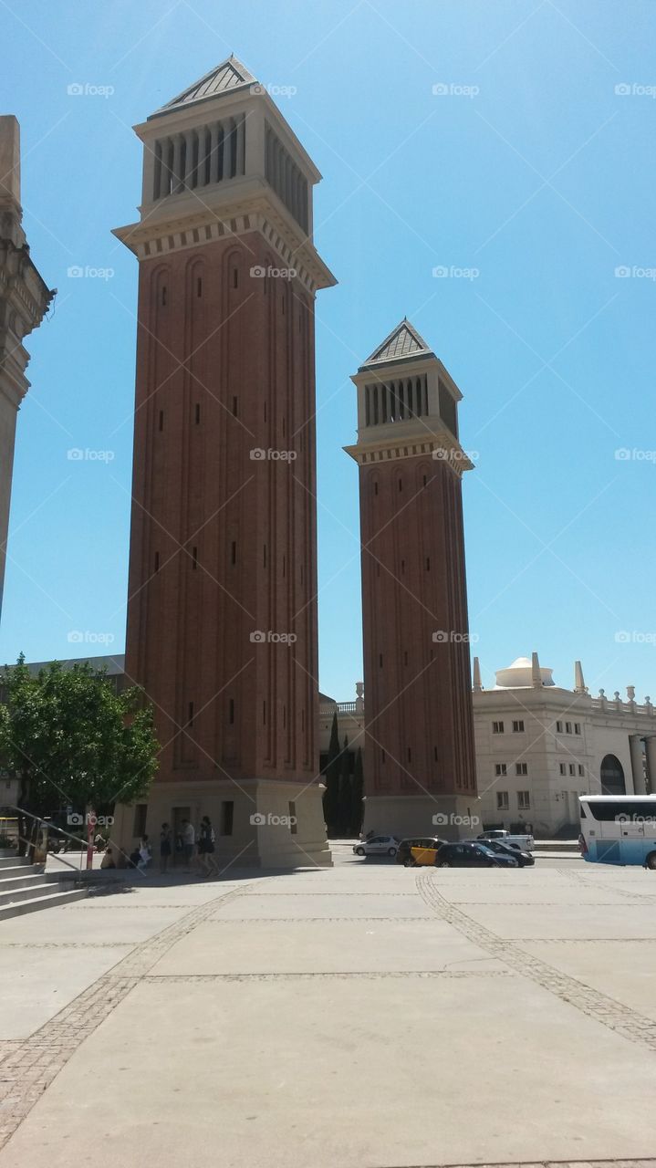 Venetian Towers, Barcelona, Spain