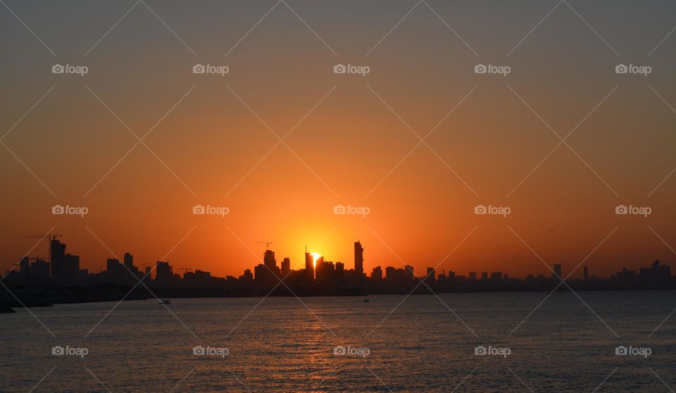 amasing morning sunrise view for background