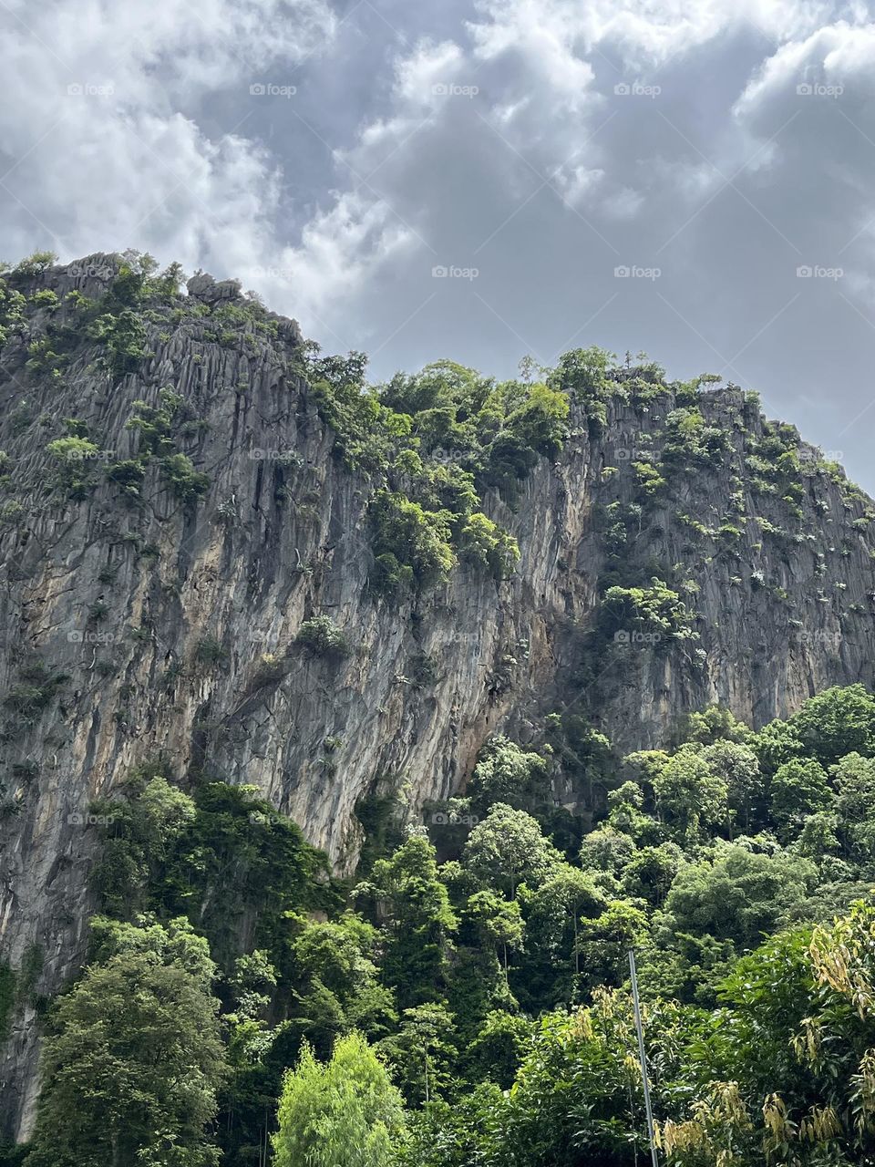 Happy time with Family, Limestone mountain @ Thailand.