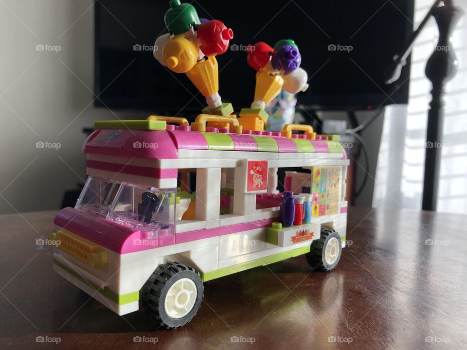 Lego ice cream truck