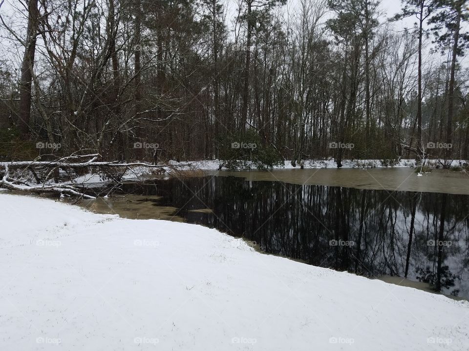 snow in South Georgia