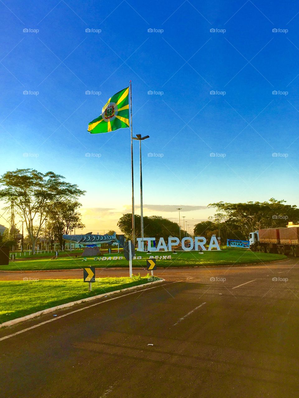 Flag Itaporã Brasilian 