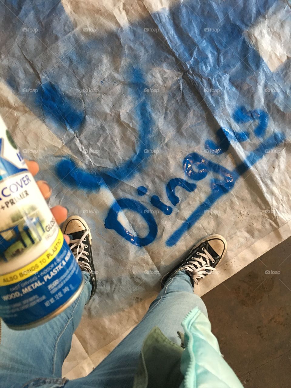Spray paint 😂