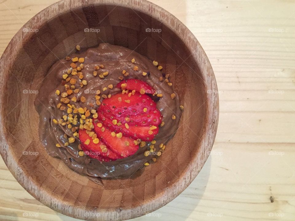 Avocado chocolate mousse