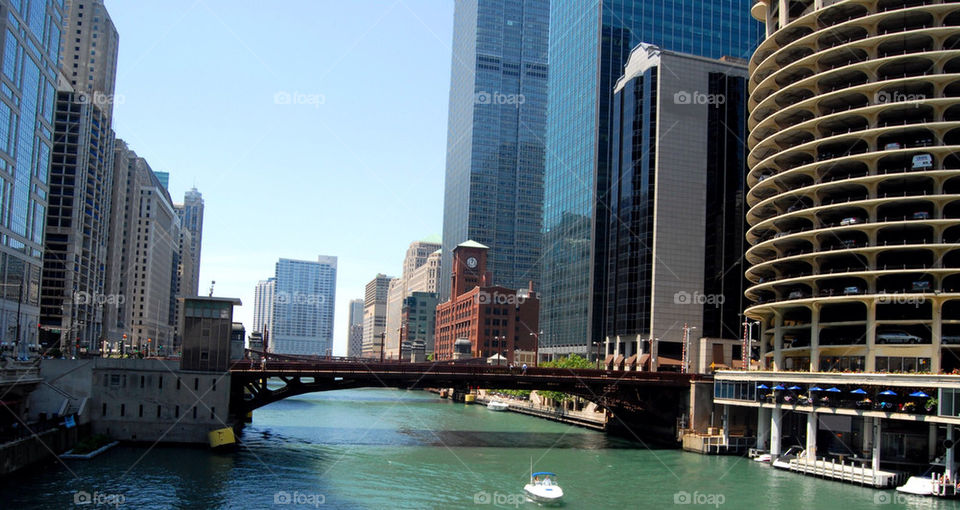 city water lake buildings by lmel900