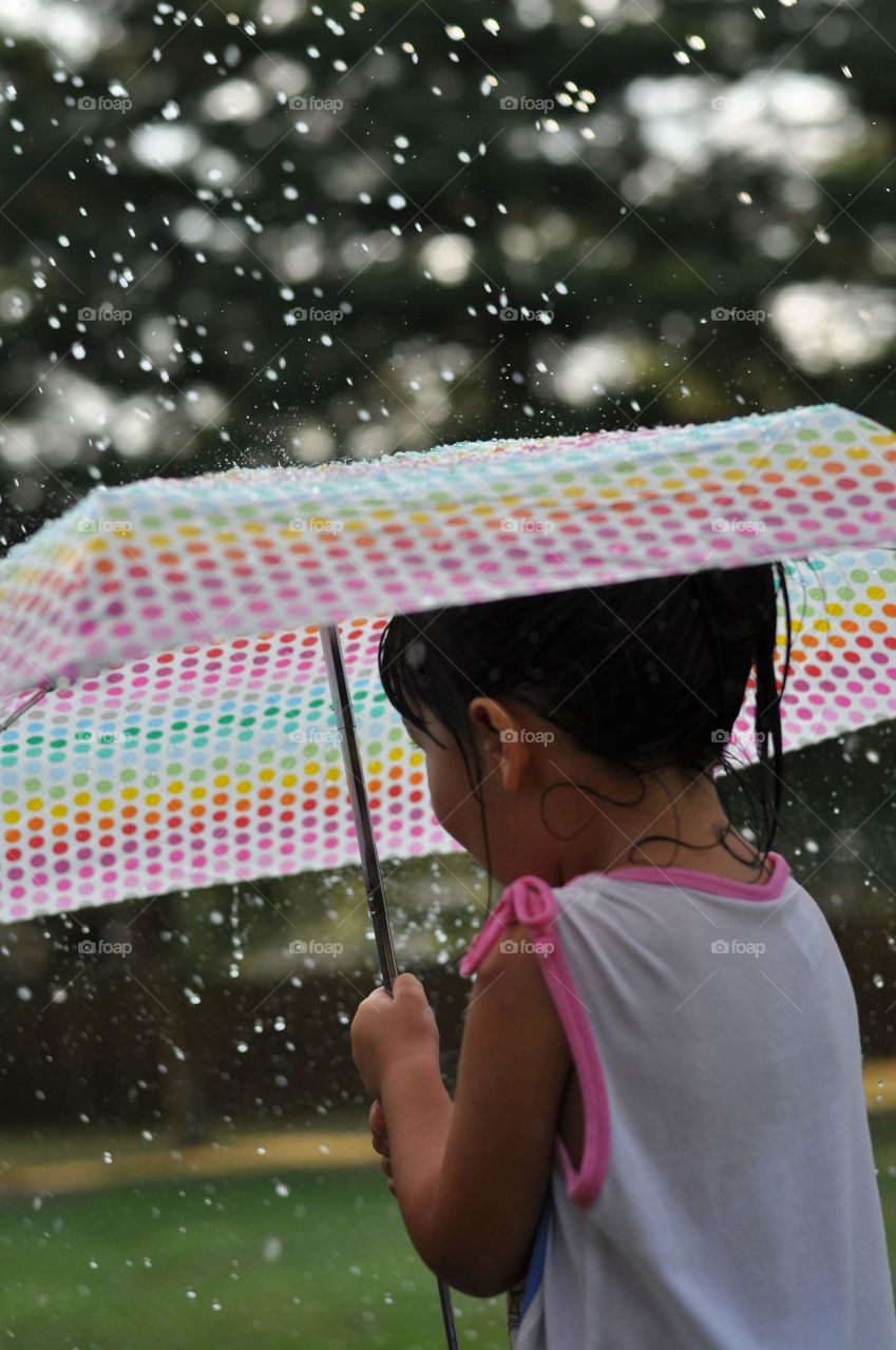 Dancing in the spring showers