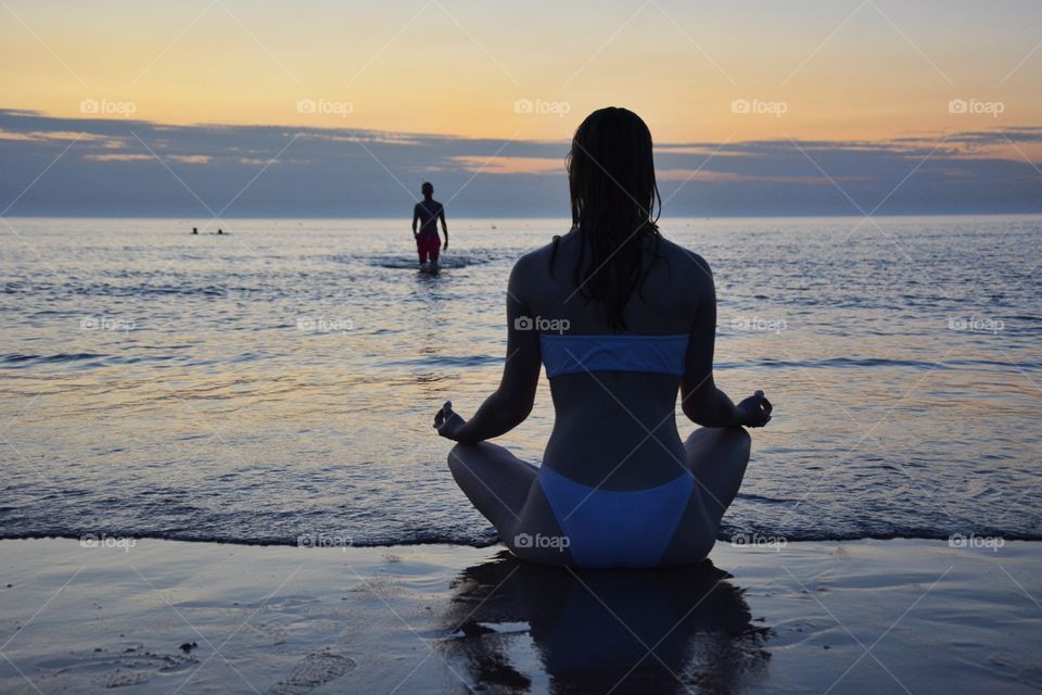 Outdoor yoga