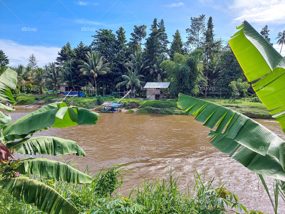 Village by the river