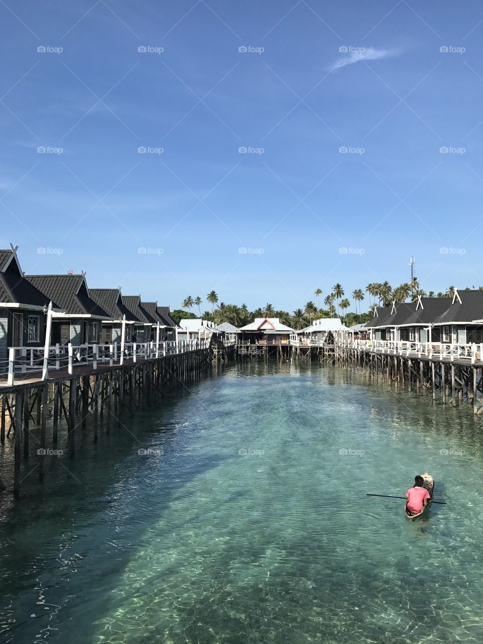 view at our resort mabul island the mosty beautiful and coral in bornioe sabah malaysia