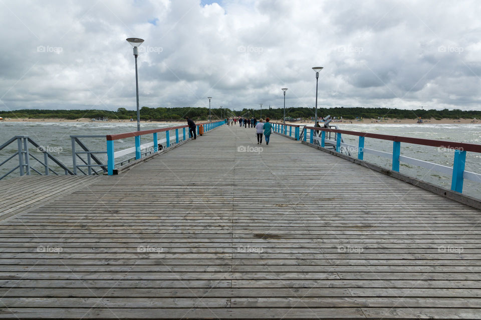 Sea pier