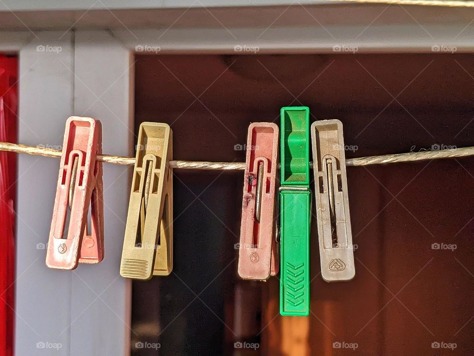 clothespins for drying clothes