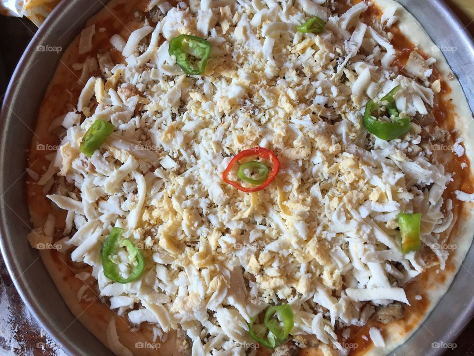 Steps to make pizza at home