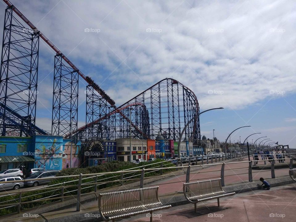 theme park Blackpool