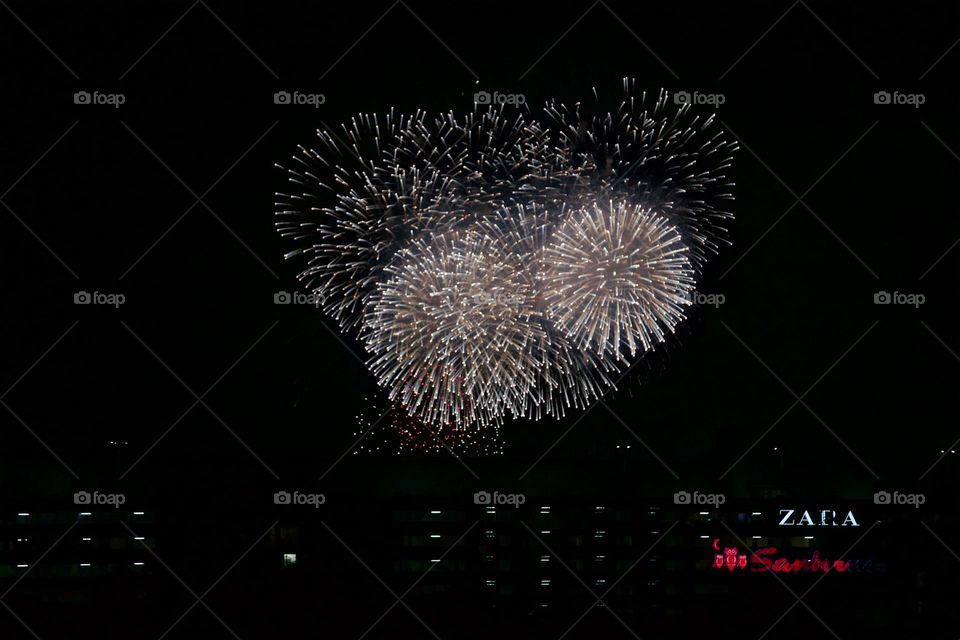 Fireworks at Mexico City