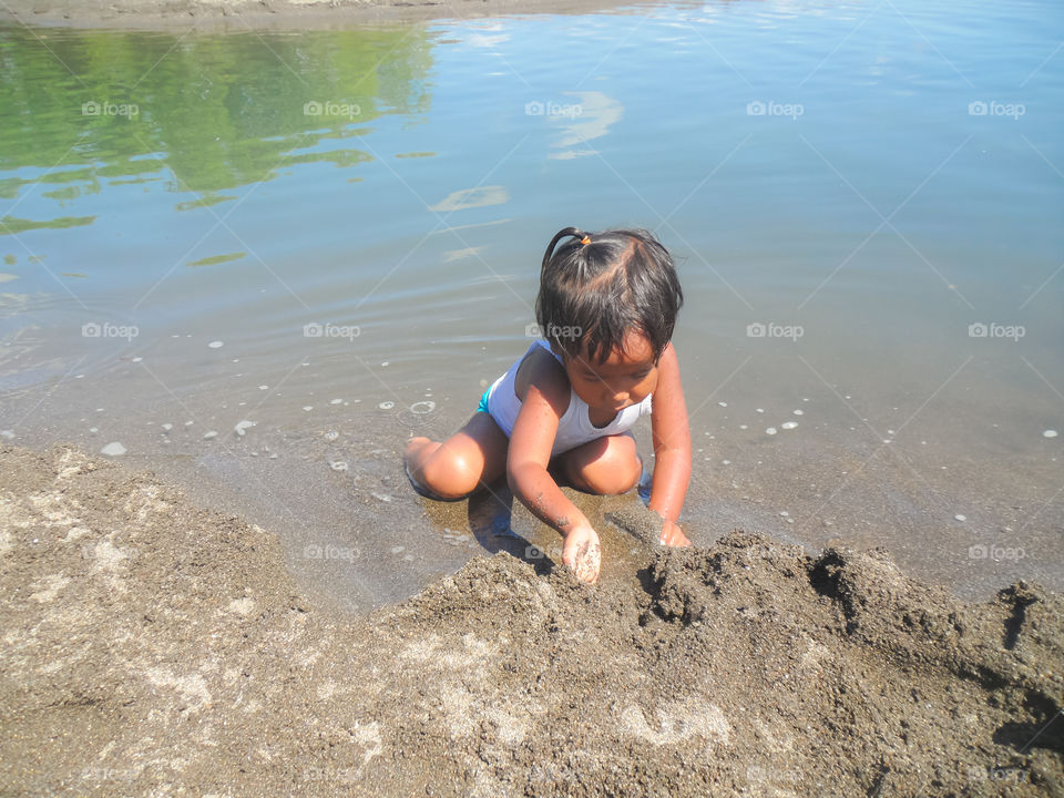 summer in the beach