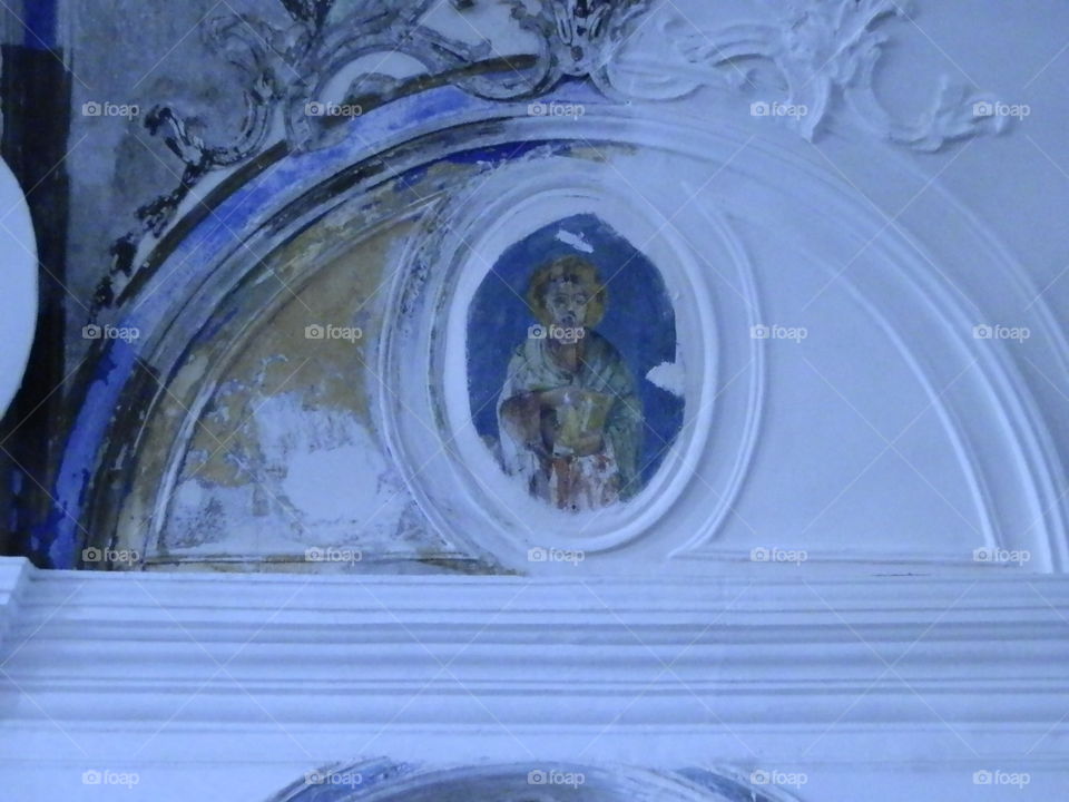 St. Demetrius Church fresco Sirince/Turkey