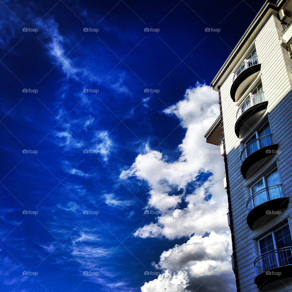 Clouds and Buildings