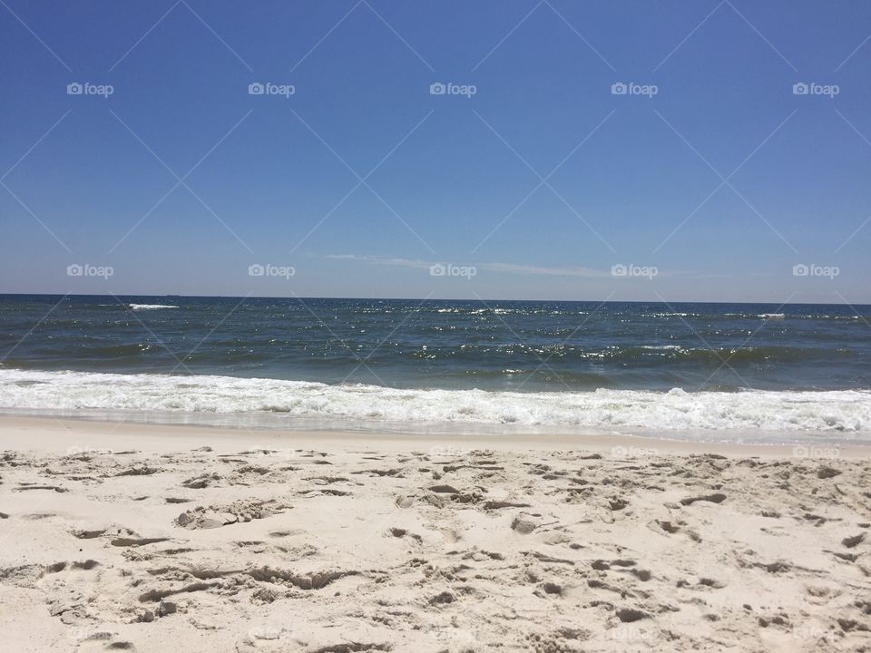 Relaxing at the beach 