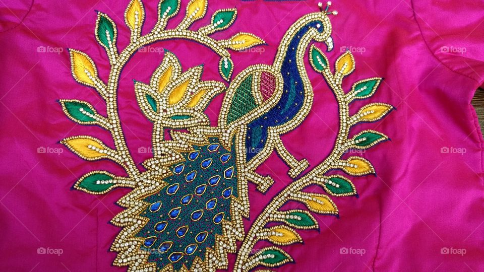 peacock Blouse designs