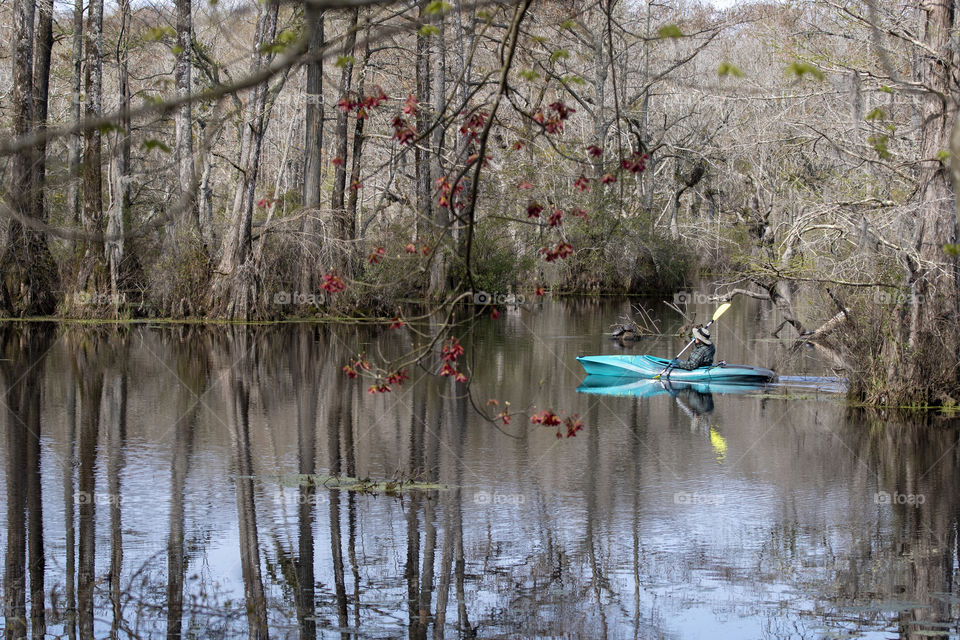 Kayaking in Early Spring 