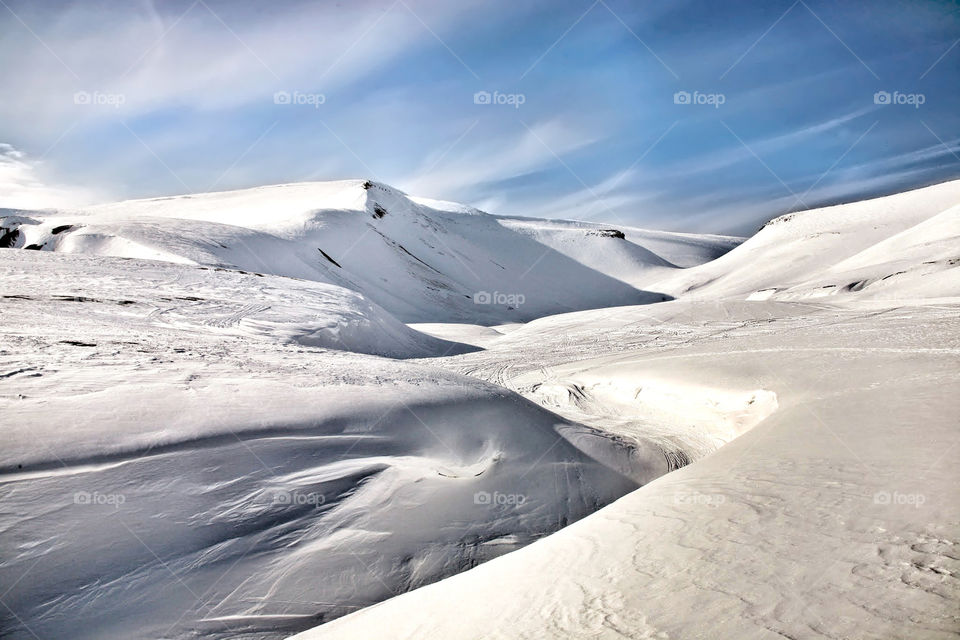 Snowy mountain