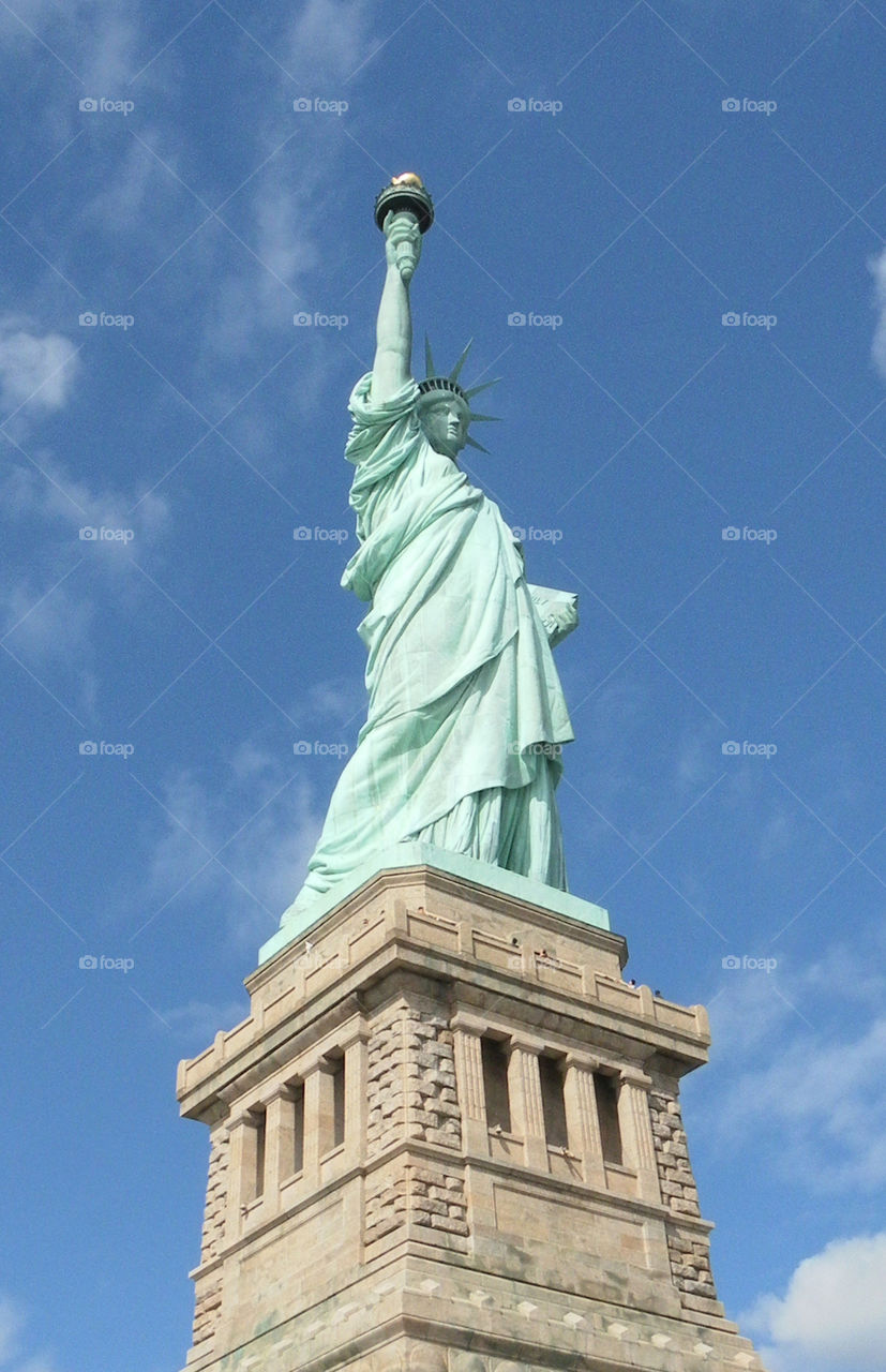 Powerful Statue of Liberty