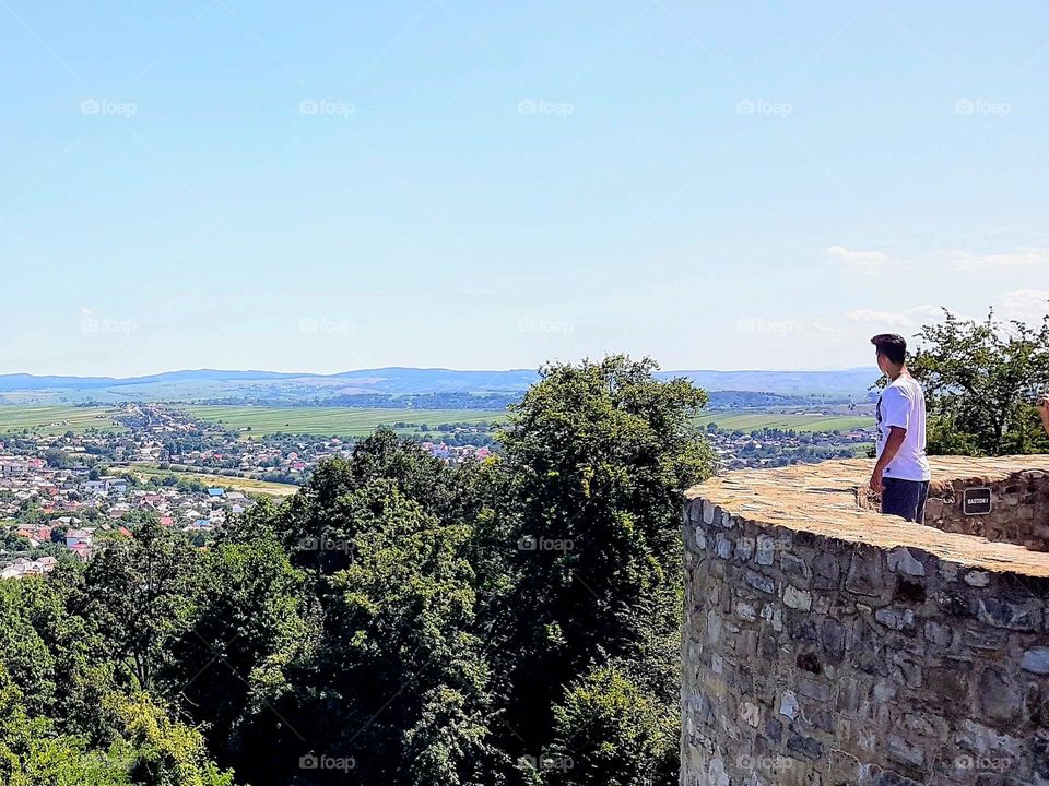 view from the Neamt fortress