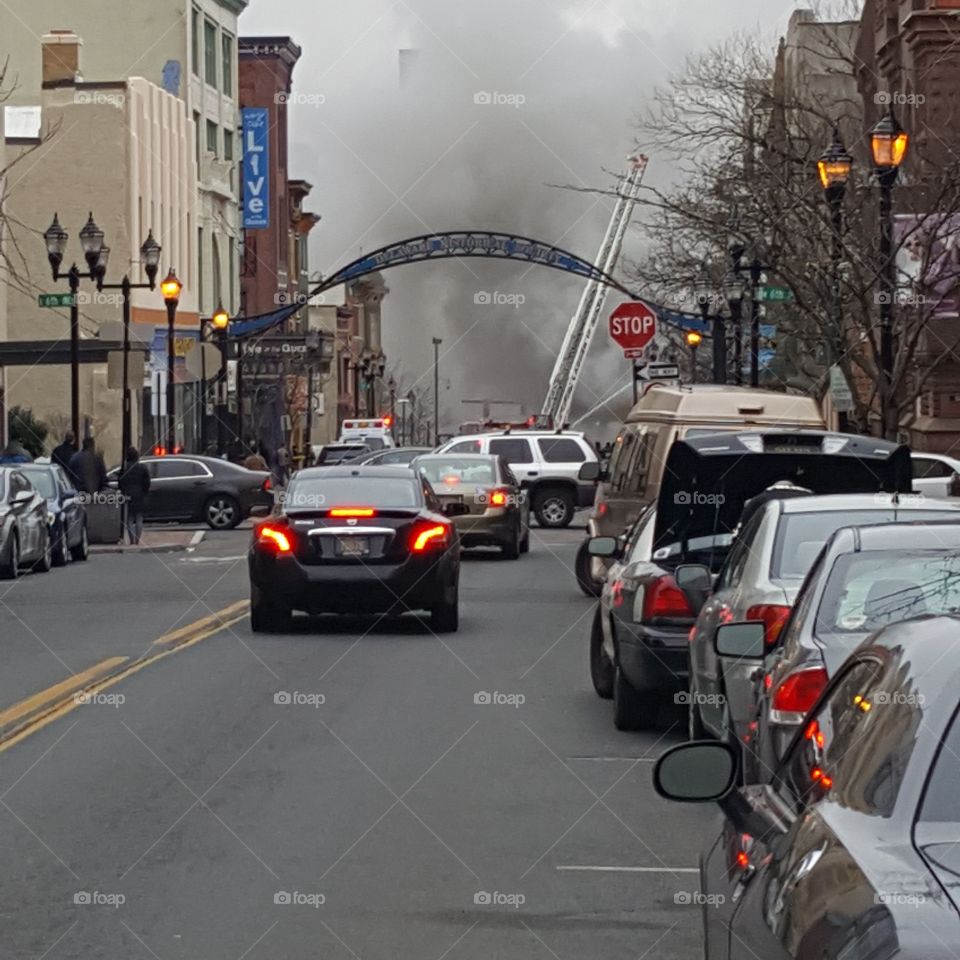 fire downtown